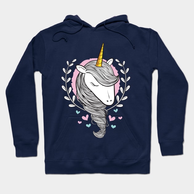 Beauty Unicorn Hoodie by Raturu